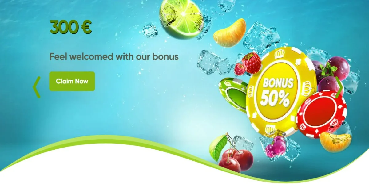 Join Fresh Casino to get welcome bonus
